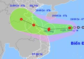  Áp thấp nhiệt đới sắp mạnh thành bão, sáng mai áp sát Quảng Trị - Đà Nẵng