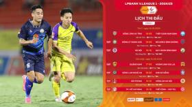 Lịch phát sóng trực tiếp vòng 1 V.League 2024/2025