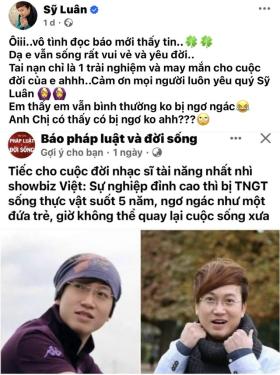  Thực hư tin đồn nhạc sĩ - ca Sỹ Luân &quot;sống đời thực vật&quot; sau tai nạn giao thông 第1张