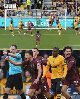  VAR đúng hay sai khi công nhận bàn quyết định chiến thắng của Man City trước Wolves? 第3张