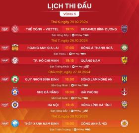 Vòng 5 V-League 2024-2025: Hà Nội FC gặp Tĩnh, HAGL tiếp đón Thanh Hóa  第3张