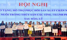 Doanh nghiệp trao tặng tiền, con giống, thức ăn... trị giá trên 190 tỷ đồng cho các địa phương thiệt hại do bão số 3  第4张